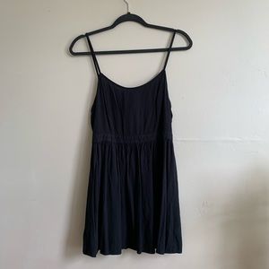 Black mini dress